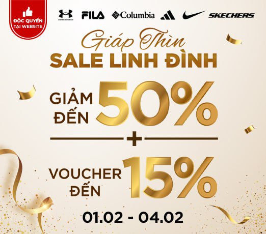 TẾT GIÁP THÌN - SALE LINH ĐÌNH: GIẢM LÊN ĐẾN 50%