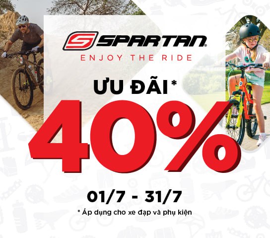 [SIÊU DEAL SPARTAN] Săn xe đạp hôm nay - Giảm ngay 40%