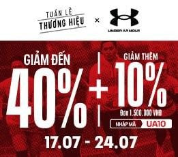 Tuần lễ thương hiệu: Khuyến mãi đa tầng - Under Armour giảm lên đến 40%