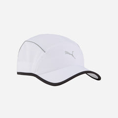 Puma Runner Short Visor 5 Panel Cap - White