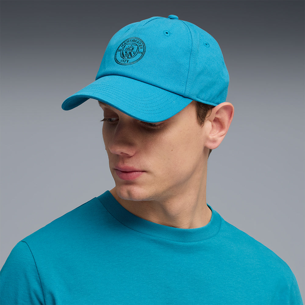 Mũ Lưỡi Trai Puma Mancherter City Tropical Terrain - Xanh Dương - Supersports Vietnam