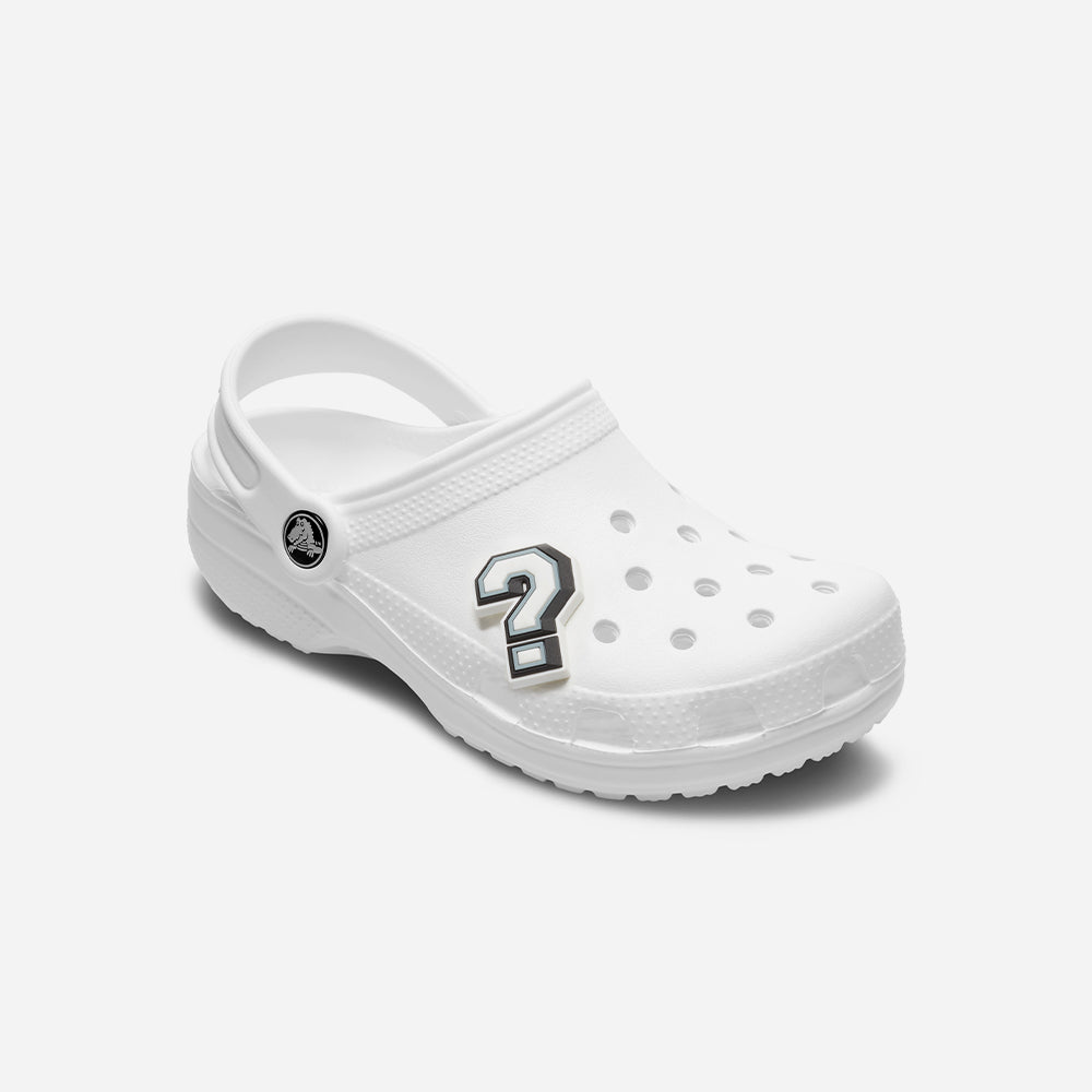 Phụ Kiện Jibbitz™ Charm Crocs Question Mark 1 Pcs - Trắng - Supersports Vietnam