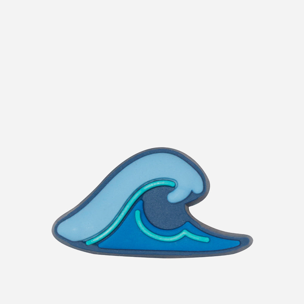 Phụ Kiện Jibbitz™ Charm Crocs Pool & Beach Big Wave 1 Pcs - Xanh Dương - Supersports Vietnam