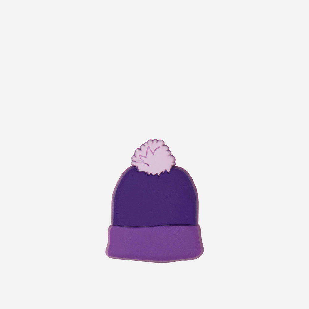 Phụ Kiện Jibbitz™ Charm Crocs Purple Beanie 1 Pcs - Tím - Supersports Vietnam