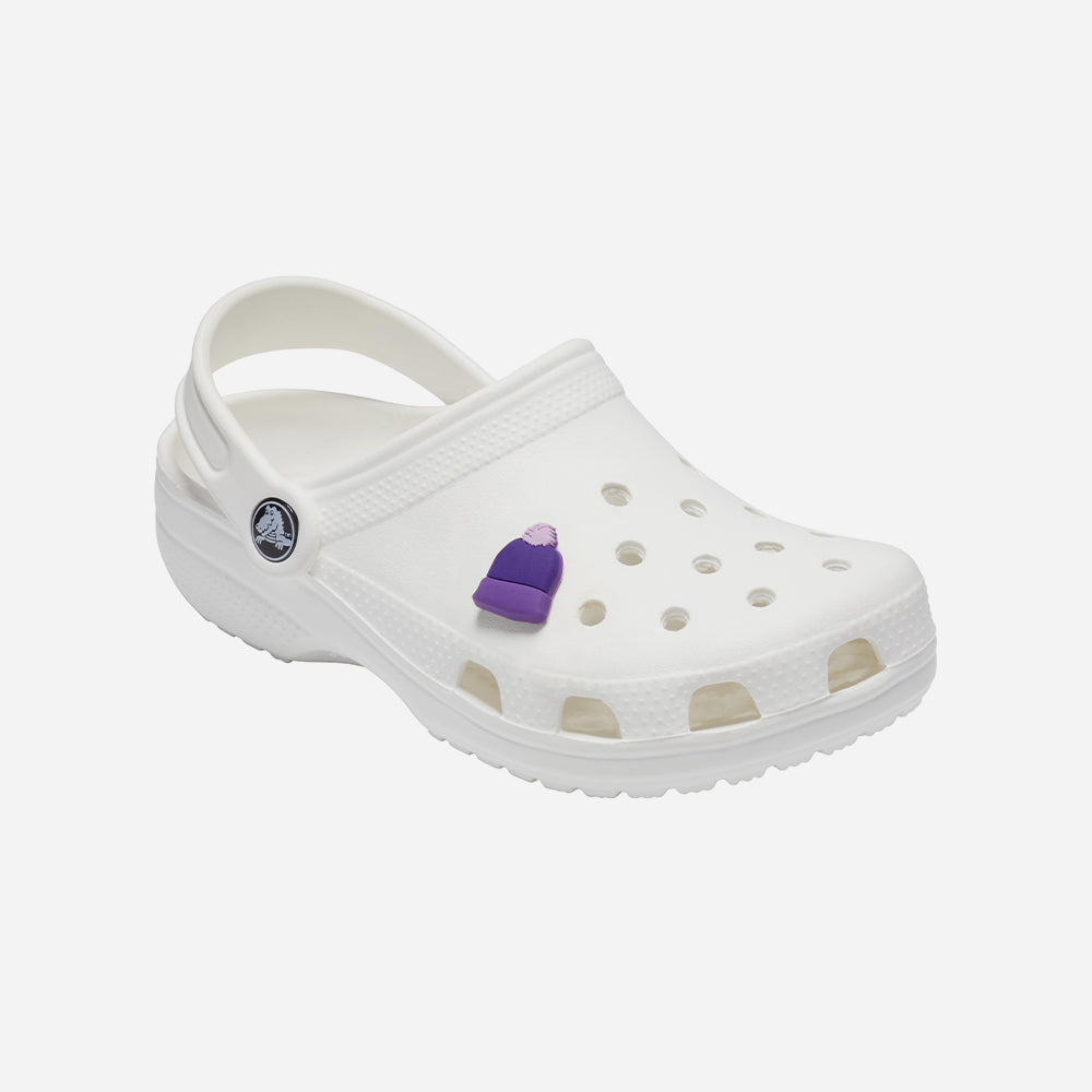 Phụ Kiện Jibbitz™ Charm Crocs Purple Beanie 1 Pcs - Tím - Supersports Vietnam