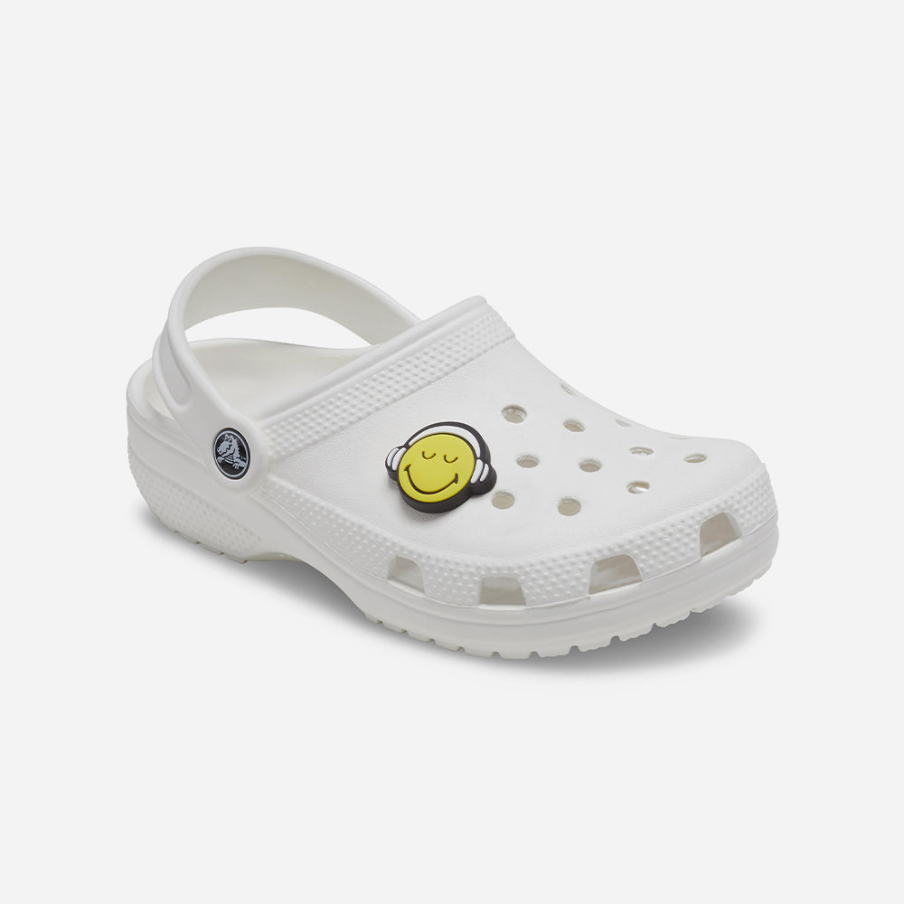 Phụ Kiện Jibbitz™ Charm Crocs Smiley Brand Headphones 1 Pcs - Vàng - Supersports Vietnam