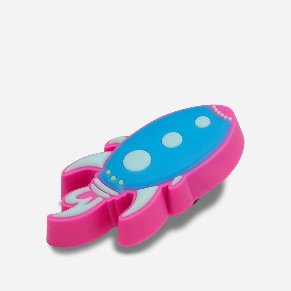 Phụ Kiện Jibbitz™ Crocs Lights Up Rocketship 1Pcs - Xanh Dương - Supersports Vietnam
