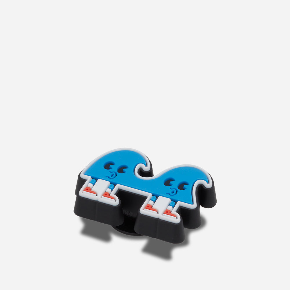 Phụ Kiện Jibbitz™ Charm Crocs Wave Twins - Xanh Dương - Supersports Vietnam