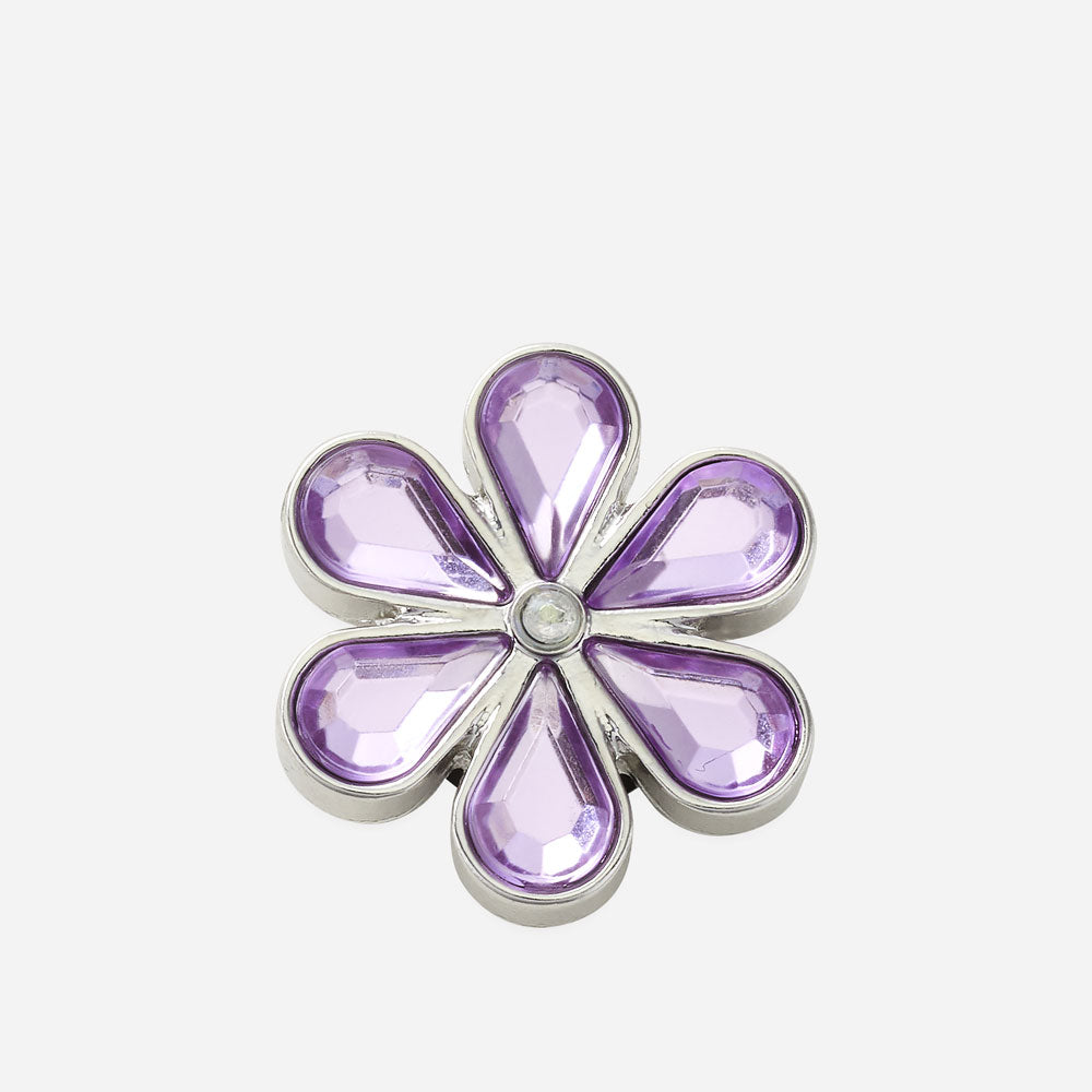 Jibbitz™ Charm Purple Blinged Out Daisy - Supersports Vietnam