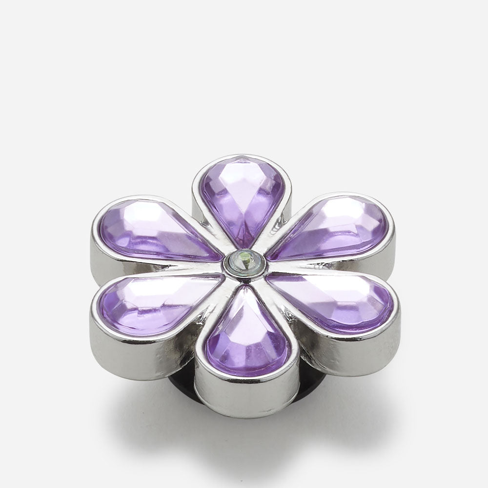 Jibbitz™ Charm Purple Blinged Out Daisy - Supersports Vietnam