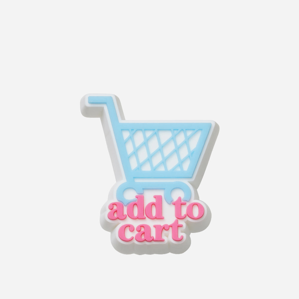 Phụ Kiện Jibbitz™ Crocs Add To Cart - Xanh Dương - Supersports Vietnam