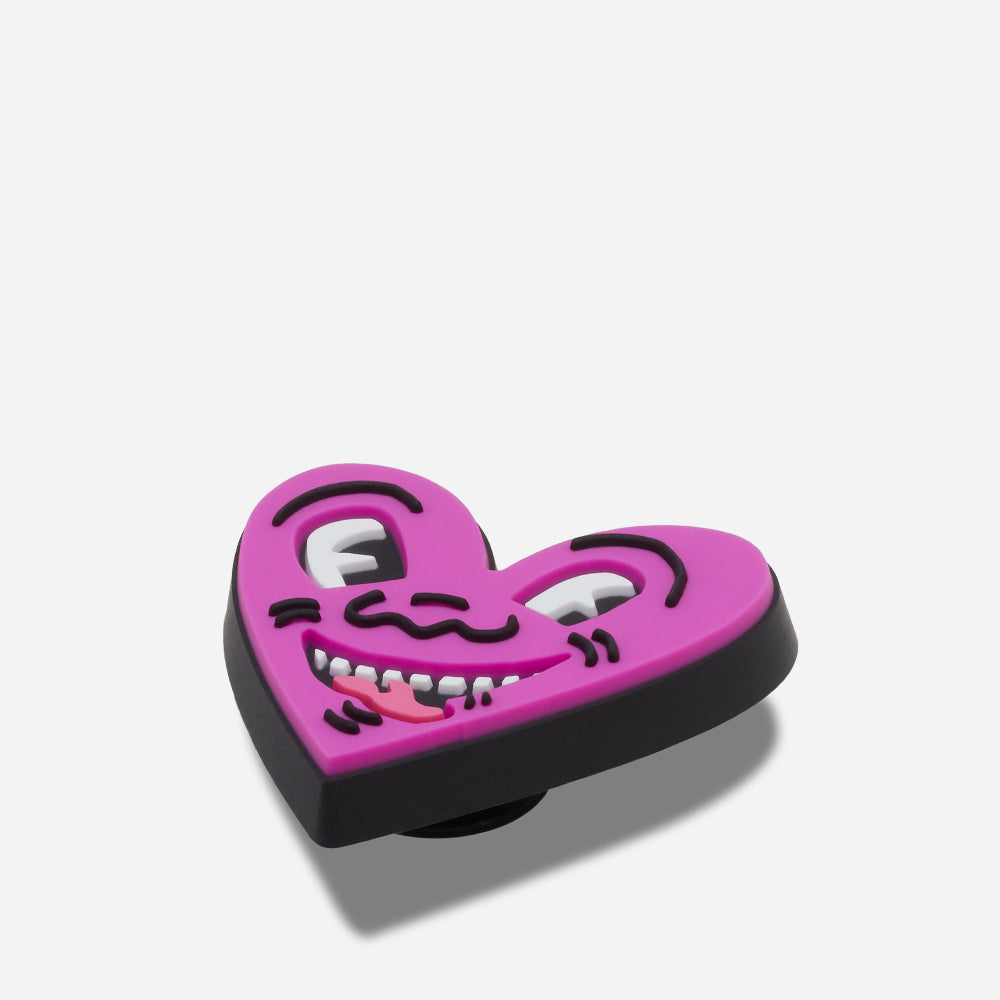 Phụ Kiện Jibbitz™ Crocs Haring Heart 1Pcs - Hồng - Supersports Vietnam