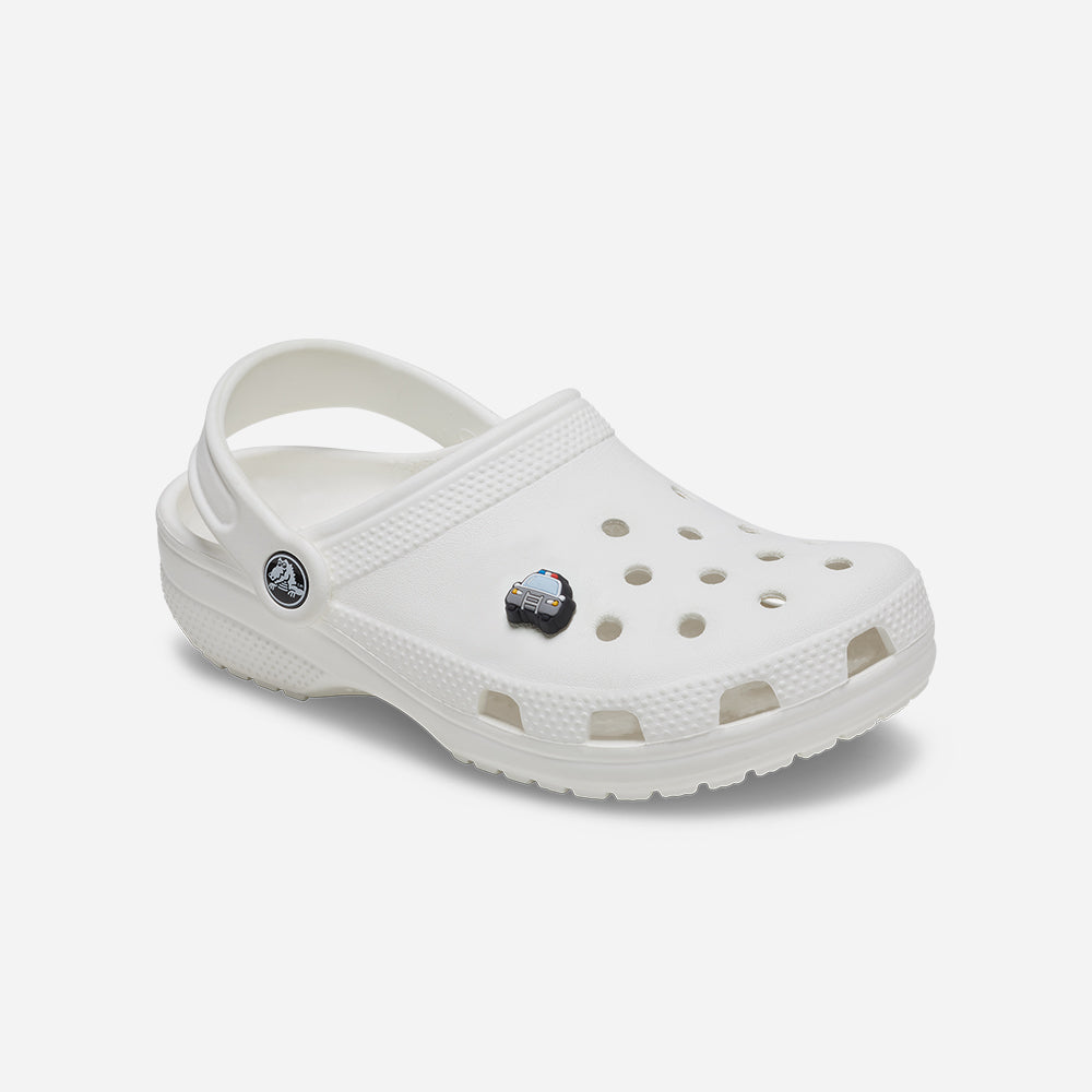 Phụ Kiện Jibbitz™ Crocs Tiny Police Car - Xám - Supersports Vietnam