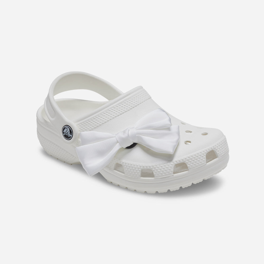 Phụ Kiện Jibbitz™ Crocs Oversized Regal Bow - Trắng - Supersports Vietnam
