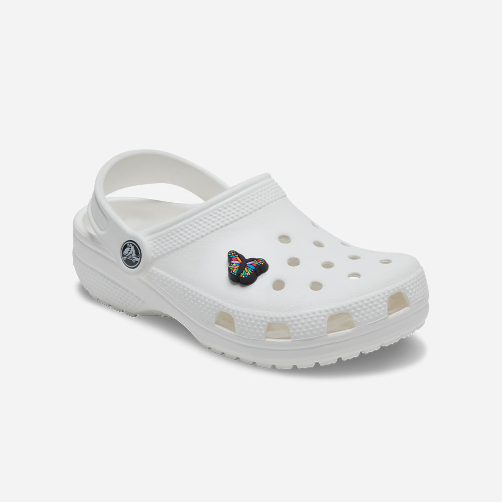 Phụ Kiện Jibbitz™ Crocs Tiny Colorful Butterfly - Đen - Supersports Vietnam