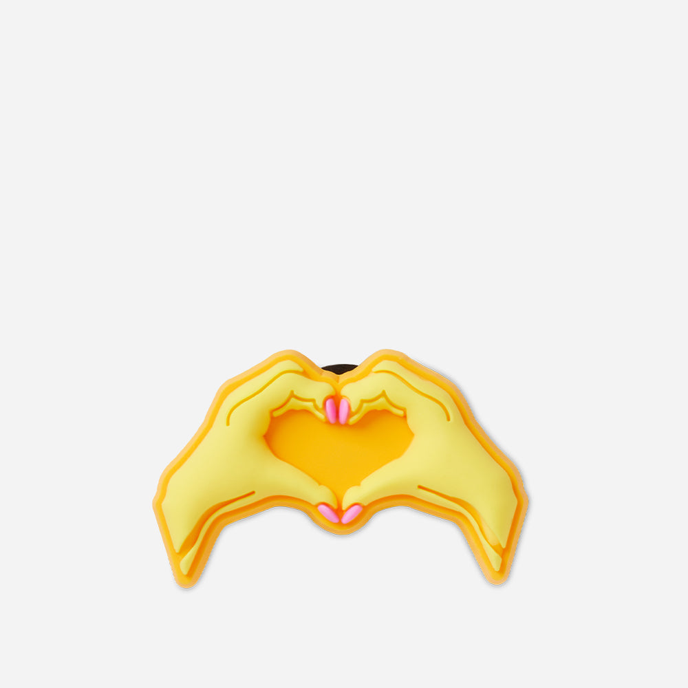 Phụ Kiện Jibbitz™ Crocs Heart Hands 1Pcs - Vàng - Supersports Vietnam