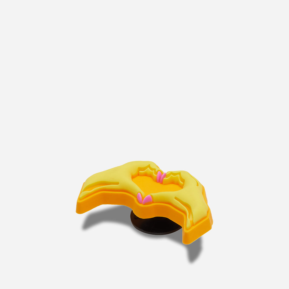 Phụ Kiện Jibbitz™ Crocs Heart Hands 1Pcs - Vàng - Supersports Vietnam