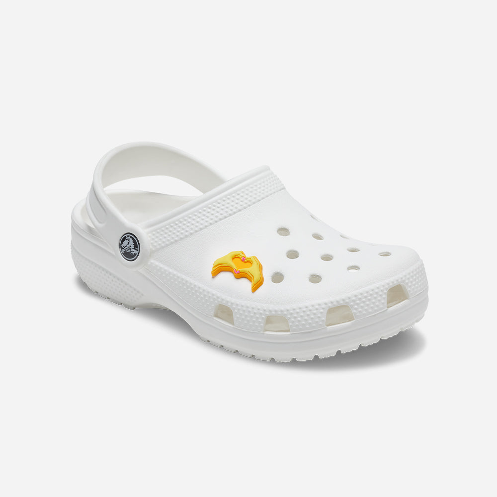Phụ Kiện Jibbitz™ Crocs Heart Hands 1Pcs - Vàng - Supersports Vietnam