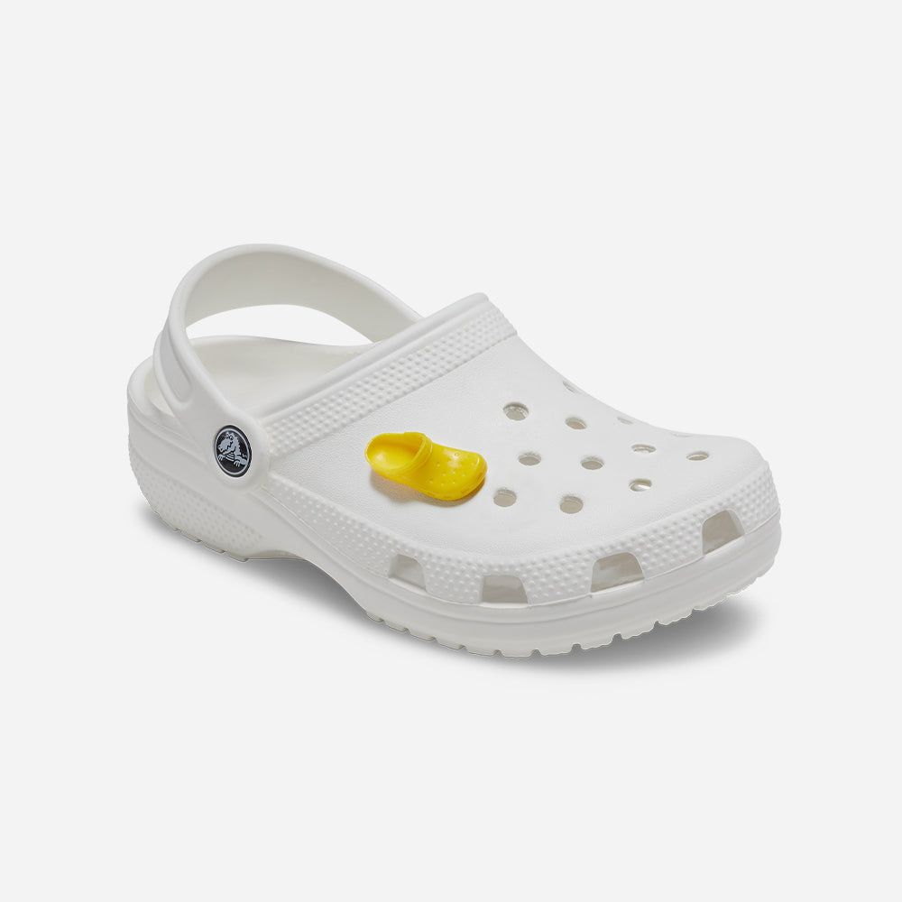 Phụ Kiện Jibbitz™ Crocs Mini 3D Classic Clog Yellow - Vàng - Supersports Vietnam