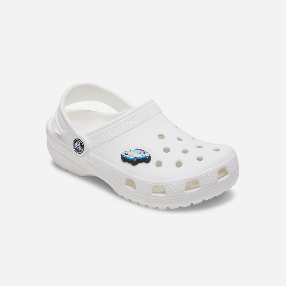 Phụ Kiện Jibbitz™ Crocs Tiny Cop Car - Xanh Dương - Supersports Vietnam