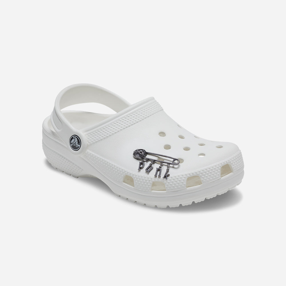 Phụ Kiện Jibbitz™ Crocs Punk Safety Pin - Xám - Supersports Vietnam