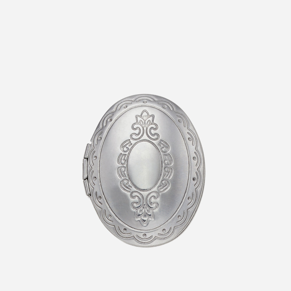 Phụ Kiện Jibbitz™ Crocs Silver Oval Locket - Xám - Supersports Vietnam