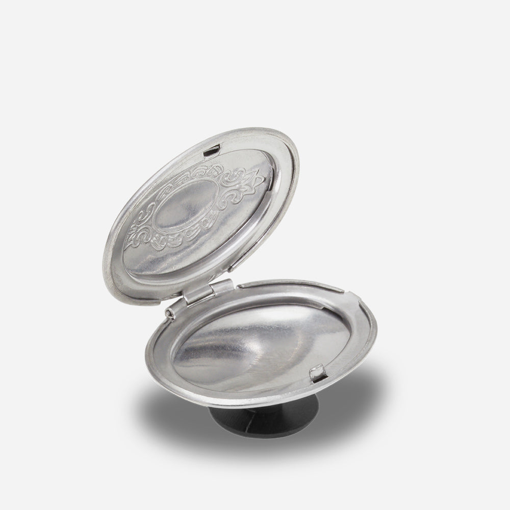 Phụ Kiện Jibbitz™ Crocs Silver Oval Locket - Xám - Supersports Vietnam