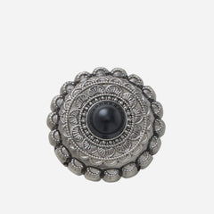 Phụ Kiện Jibbitz™ Crocs Silver And Black Emblem - Xám - Supersports Vietnam