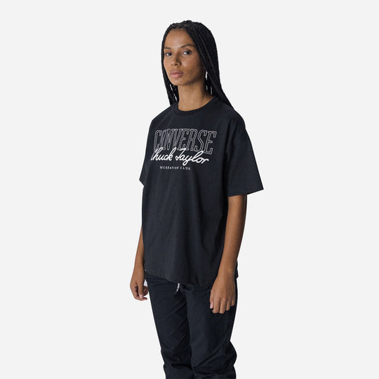 Women's Converse Retro Chuck Os Graphic T-Shirt - Black