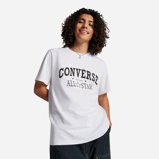 Men's Converse Converse Retro Chuck Simply Vintage T-Shirts - White