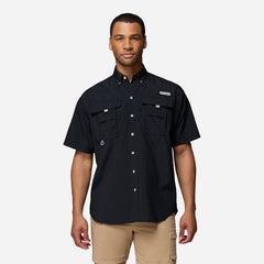 Áo Sơ Mi Ngắn Tay Nam Columbia Pfg Bahama™ Ii - Đen - Supersports Vietnam