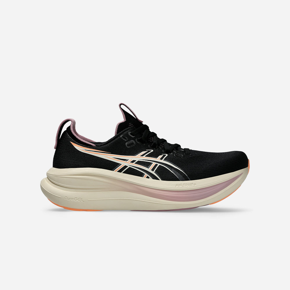 Giày Chạy Bộ Nữ Asics Gel-Nimbus 28 - Đen - Supersports Vietnam