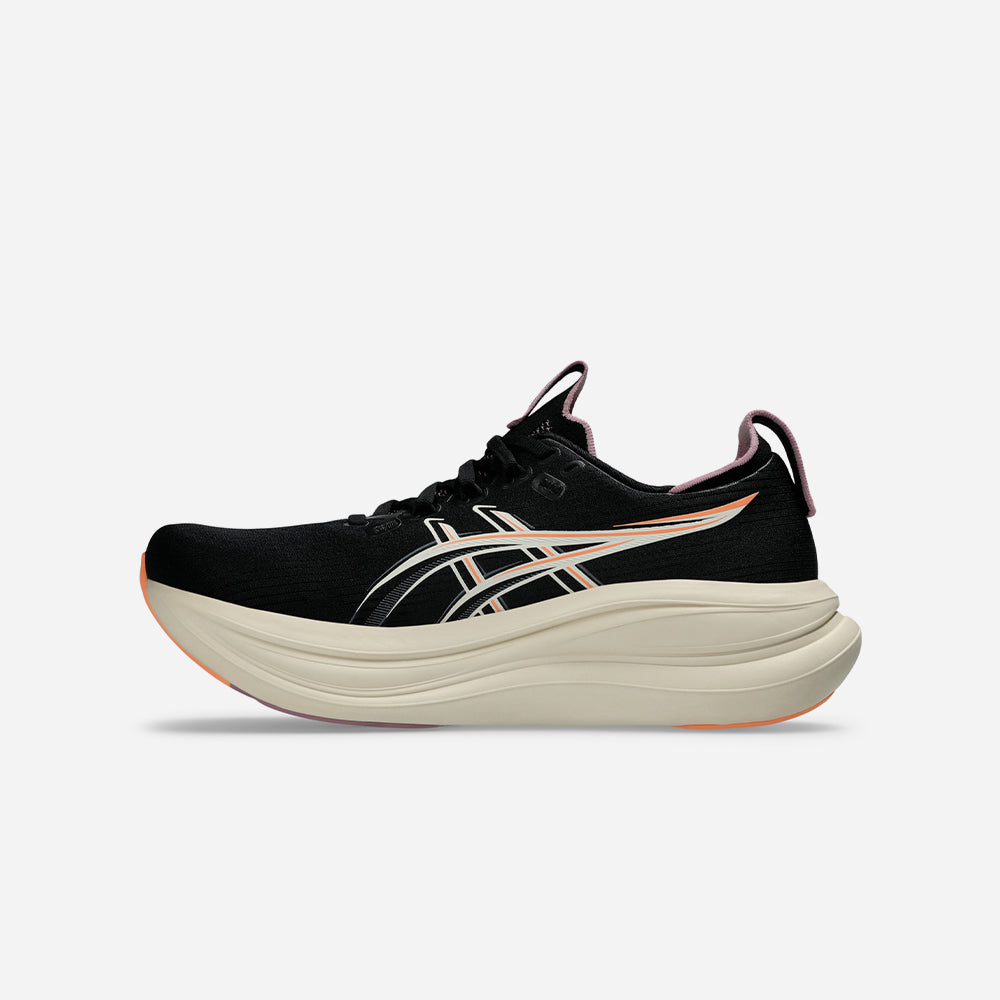 Giày Chạy Bộ Nữ Asics Gel-Nimbus 28 - Đen - Supersports Vietnam