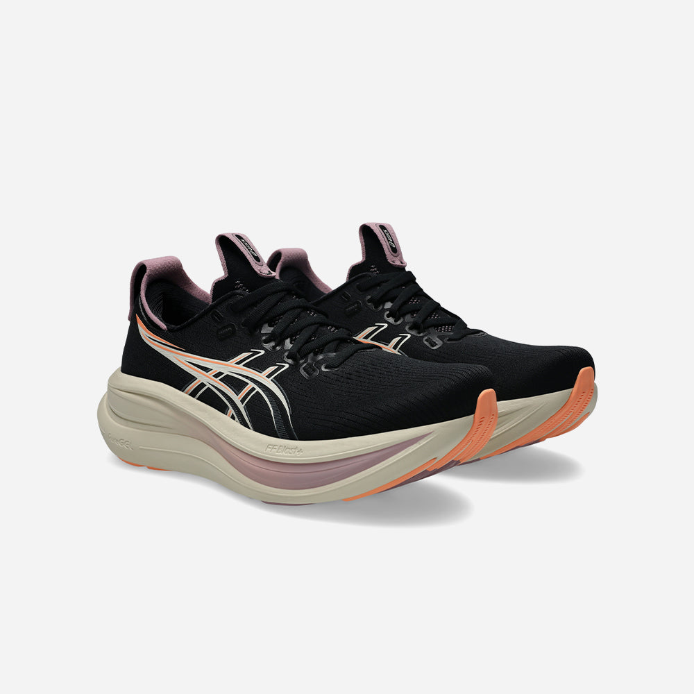 Giày Chạy Bộ Nữ Asics Gel-Nimbus 28 - Đen - Supersports Vietnam