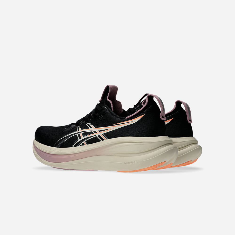 Giày Chạy Bộ Nữ Asics Gel-Nimbus 28 - Đen - Supersports Vietnam