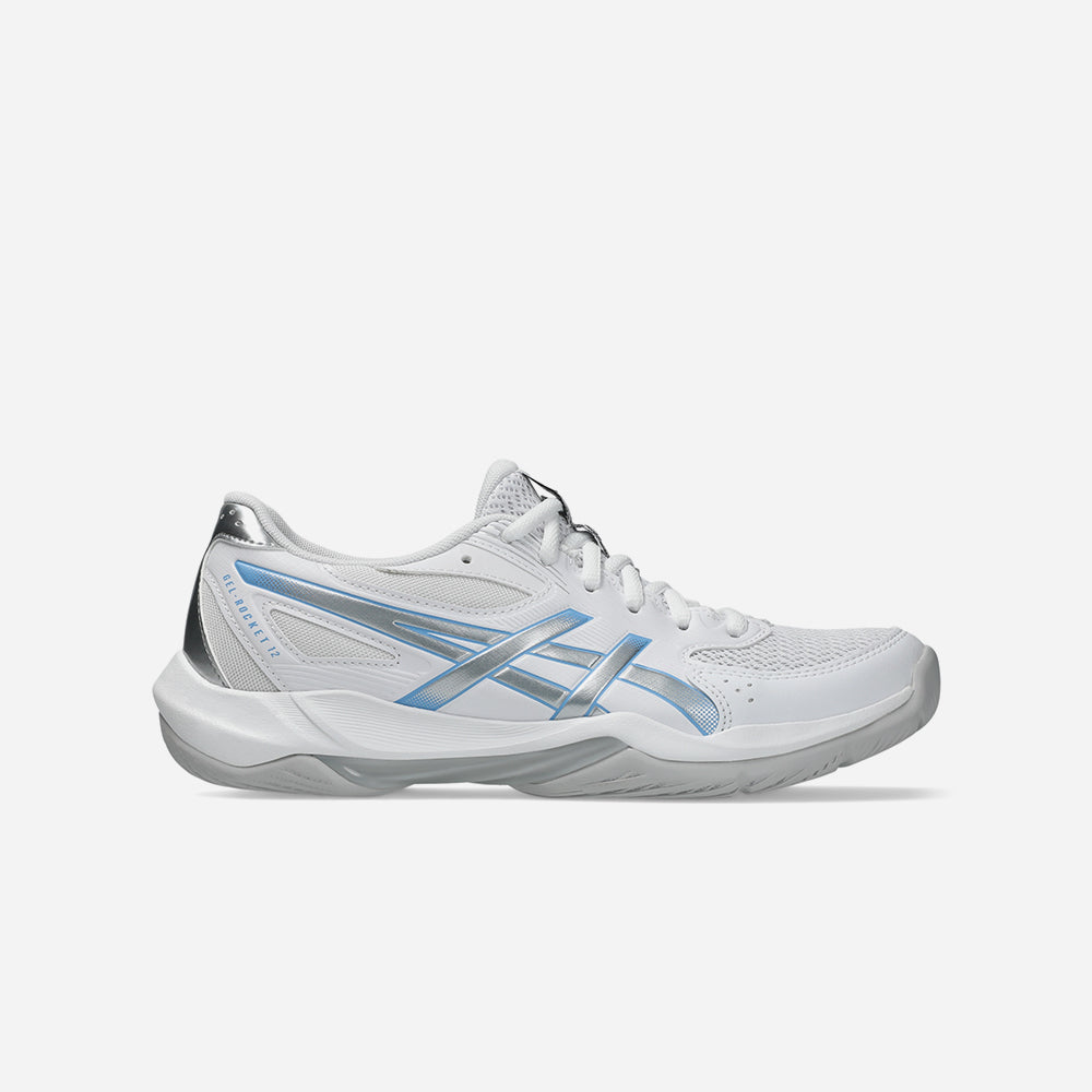 Giày Tennis Nữ Asics Gel-Rocket 12 - Trắng - Supersports Vietnam