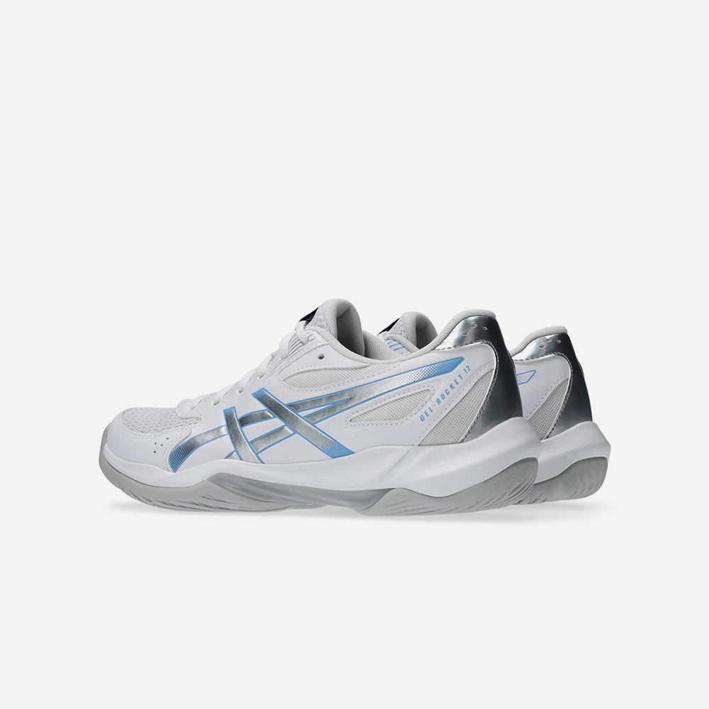 Giày Tennis Nữ Asics Gel-Rocket 12 - Trắng - Supersports Vietnam