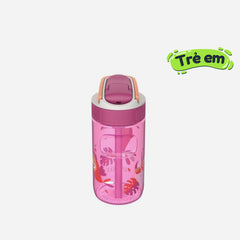 Kids' Kambukka Lagoon 400 Ml Nonthermos Bottle - Pink