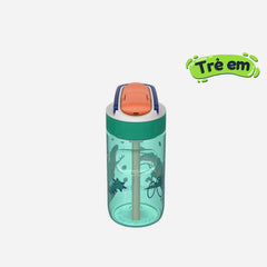 Kids' Kambukka Lagoon 400 Ml Nonthermos Bottle - Green