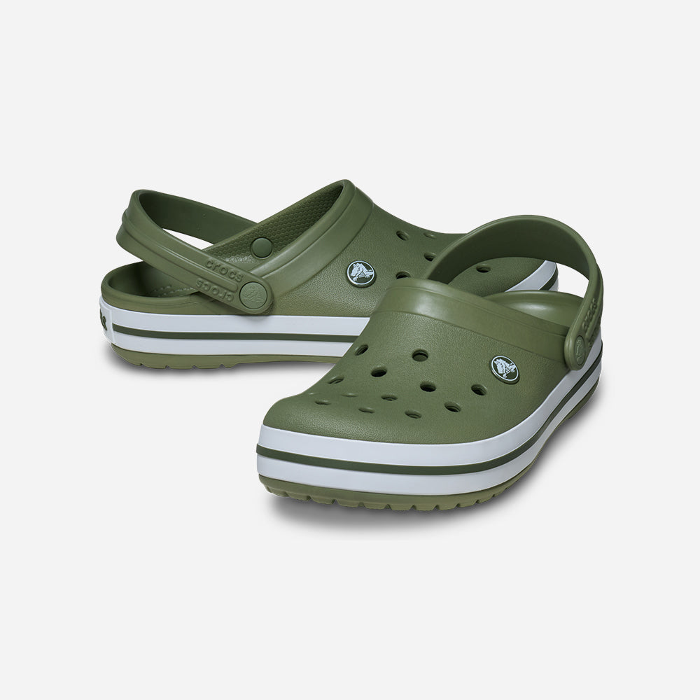 Giày Clog Unisex Crocs Crocband - Xanh Lá - Supersports Vietnam