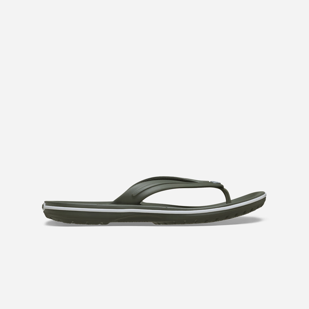 Dép Xỏ Ngón Unisex Crocs Crocband - Xanh Quân Đội - Supersports Vietnam