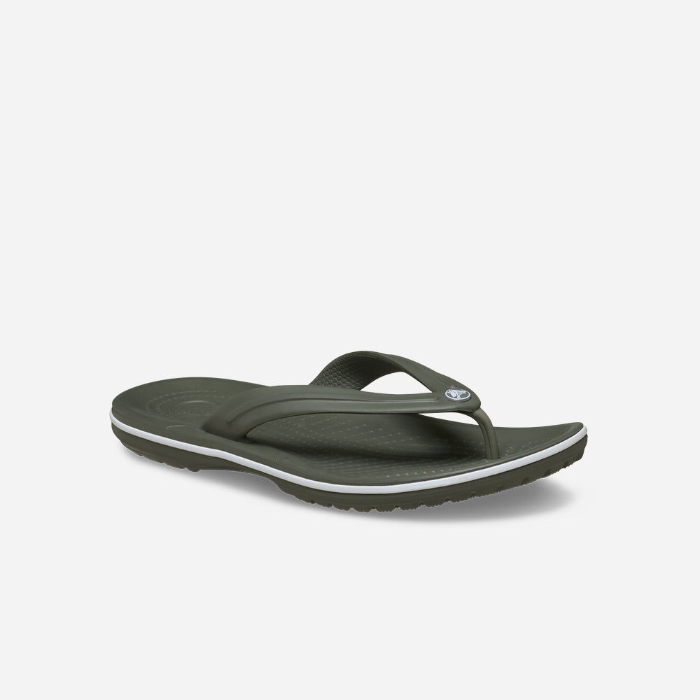 Dép Xỏ Ngón Unisex Crocs Crocband - Xanh Quân Đội - Supersports Vietnam