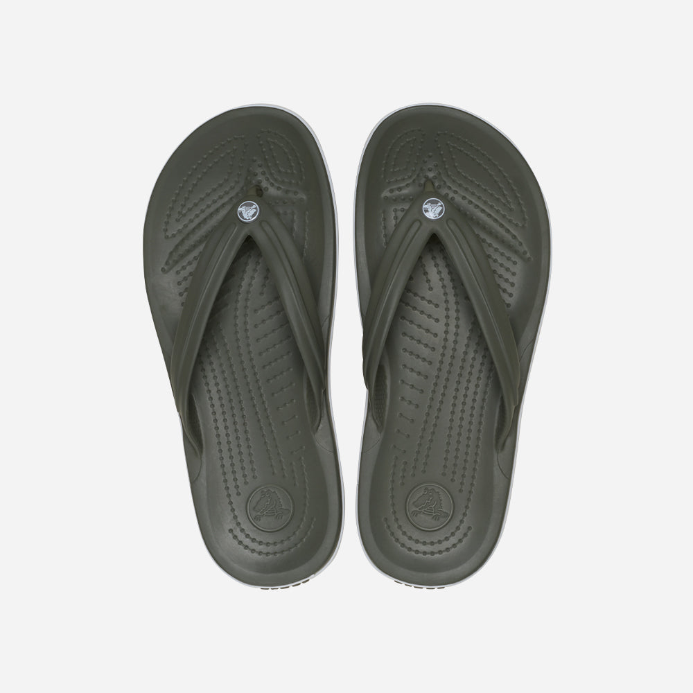 Dép Xỏ Ngón Unisex Crocs Crocband - Xanh Quân Đội - Supersports Vietnam