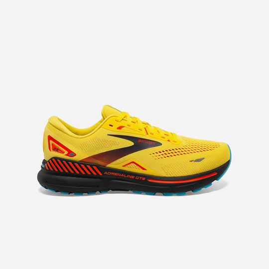 Men's Brooks Adrenaline Gts 23 Running Shoes - Yellow