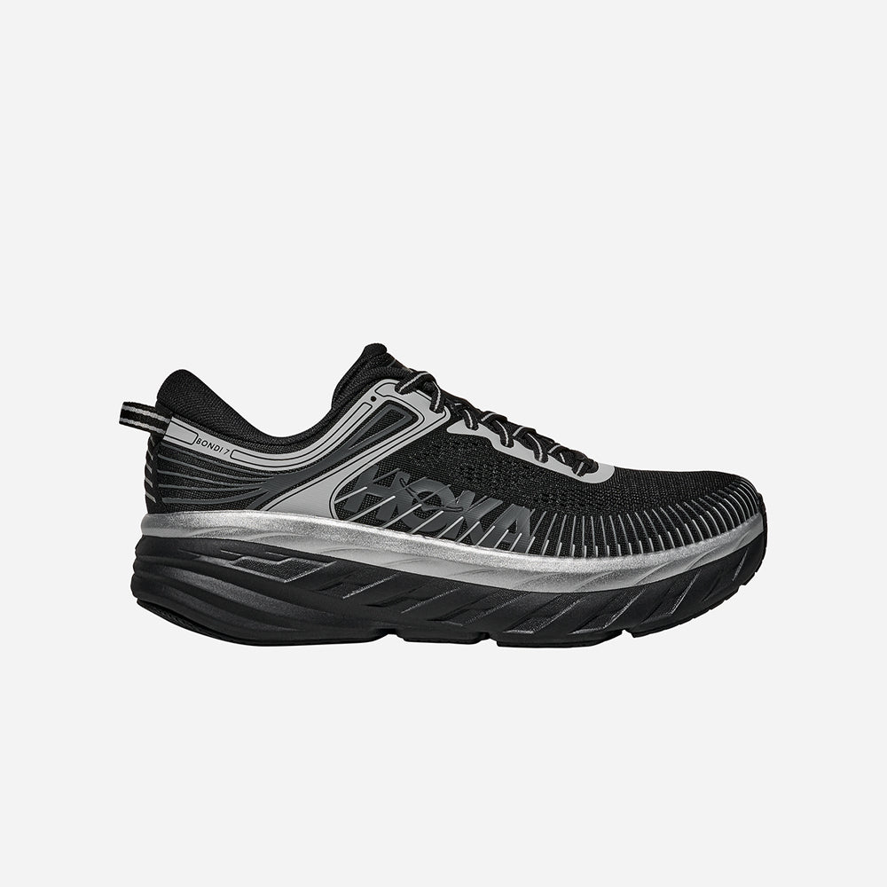 Giày Sneaker Nam HOKA Bondi 7 - Đen - Supersports Vietnam