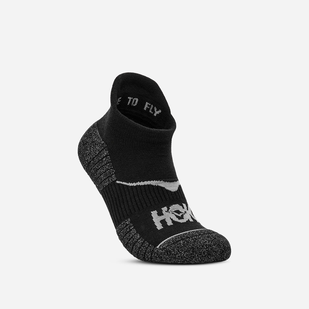 Vớ Thể Thao HOKA No-Show Run (3 Đôi) - Đen - Supersports Vietnam