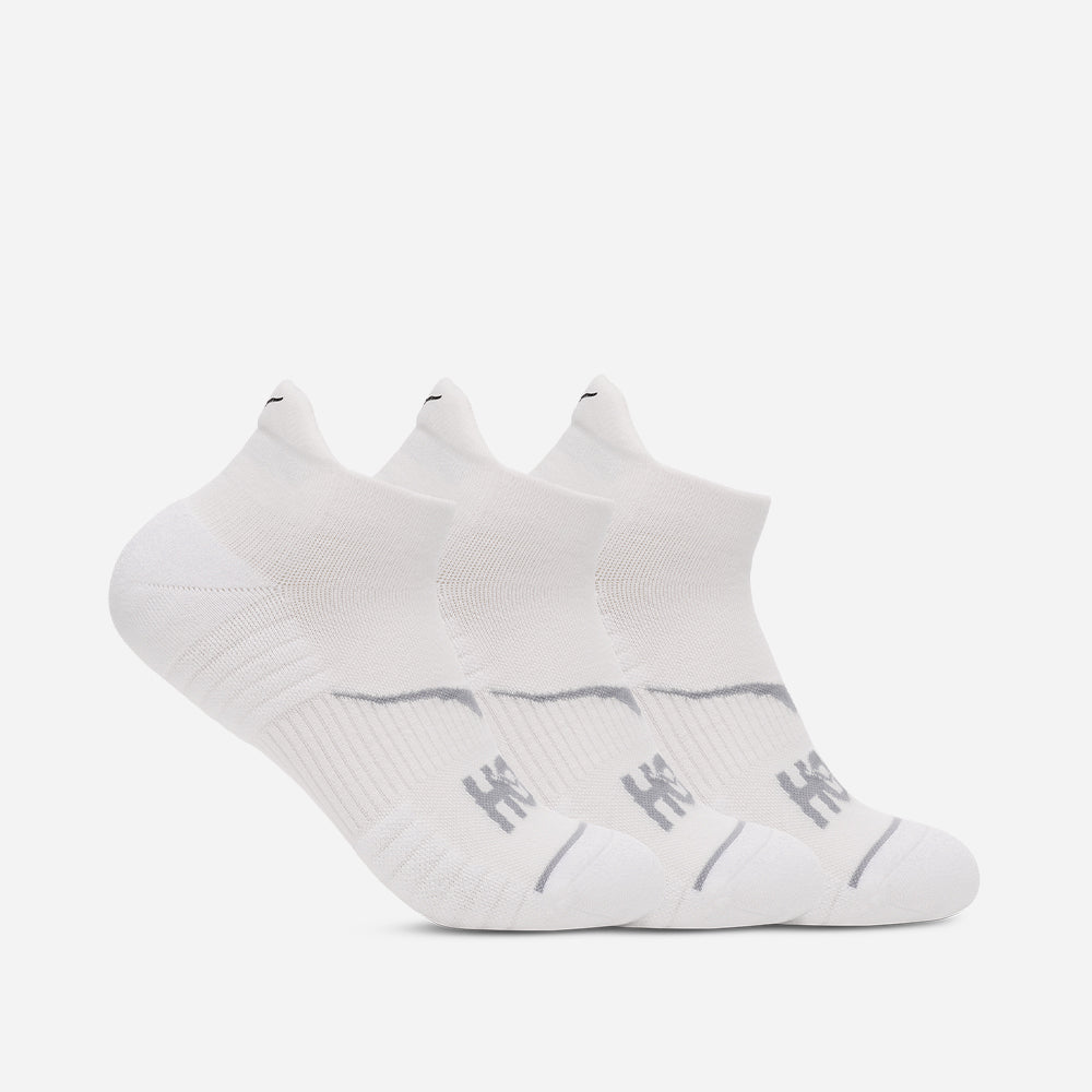 Vớ Thể Thao HOKA No-Show Run 3-Pack - Trắng - Supersports Vietnam