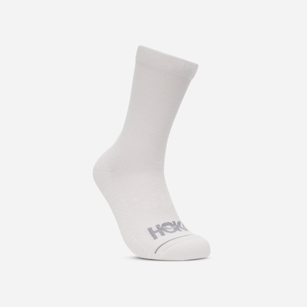 Vớ Thể Thao HOKA Crew Run 3-Pack - Trắng - Supersports Vietnam