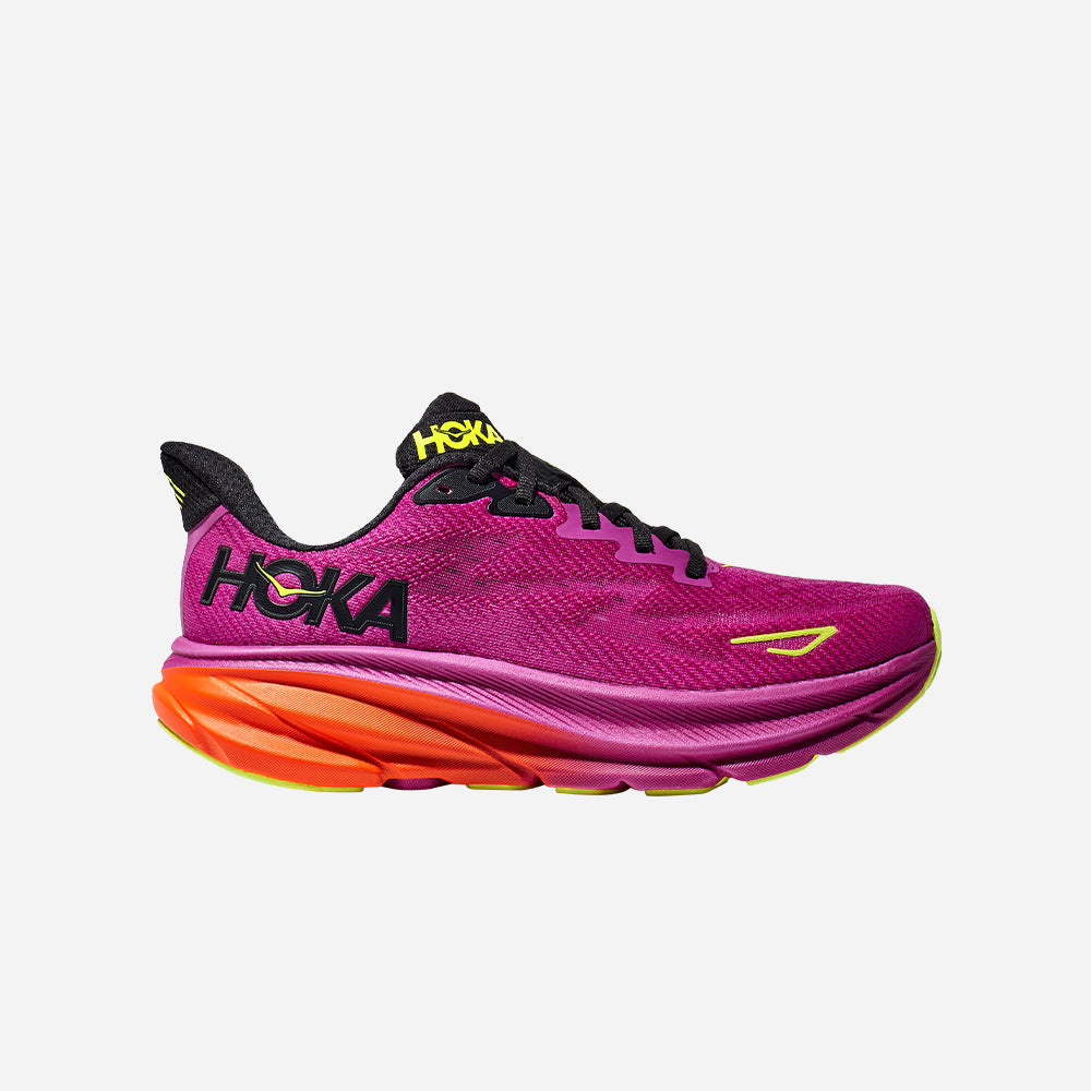 Men's Hoka Clifton 9 Running Shoes - Pink