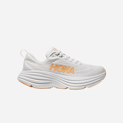 Giày Chạy Bộ Nữ Hoka Bondi 8 - Trắng